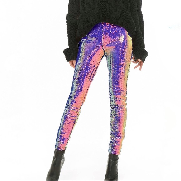 forever 21 sequin pants
